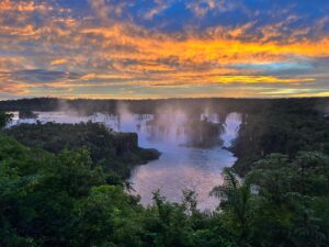 Vista das cataratas do iguaçu
